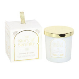 Something Different The Story Of Serenity Vanilla And Coconut Candle White (One Size) - thumbnail 2