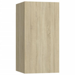 Berkfield 4 Piece Tv Cabinet Set Sonoma Oak Engineered Wood - thumbnail 5