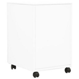 Vidaxl Mobile File Cabinet White 39X45X60 Cm Steel - thumbnail 4