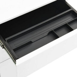 Vidaxl Mobile File Cabinet White 39X45X60 Cm Steel - thumbnail 8