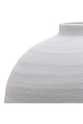 Tiber Matt White Ceramic Vase, Modern Scandinavian Decor - thumbnail 2