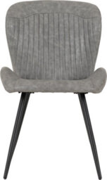 Seconique Treviso Dining Set With Quebec Chairs - Light Oak Effect/black/grey Faux Leather - thumbnail 9