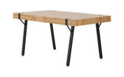 Seconique Treviso Dining Set With Quebec Chairs - Light Oak Effect/black/grey Faux Leather - thumbnail 4