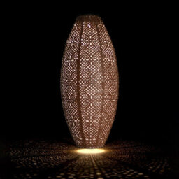 Dawsons Living, Solar Powered Led Large Garden Lantern Outdoor Light - Select Colours & Shapes - Long Oval Green