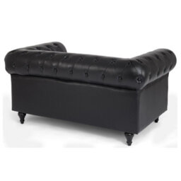 Bravich Chesterfield Faux Leather Button-Tufted 3-Seater Sofa - thumbnail 9