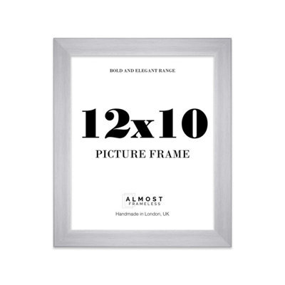 "17X17"" White Picture Frame - 17X17"" Square Frame With 15X15"" Mount For 17X17""/15X15"" Pictures Moderrn Style Thin Edge, 1 Pack" - image 1