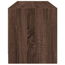 Walplus Tv Cabinet With Glass Doors Brown Oak 102X37X42 Cm - thumbnail 7