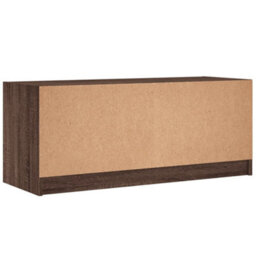 Walplus Tv Cabinet With Glass Doors Brown Oak 102X37X42 Cm - thumbnail 8