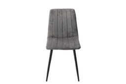Core Products Aspen Grey Oak Effect 80Cm Square Dining Table With 2 Grey Fabric Straight Stitch Design Chairs - thumbnail 4