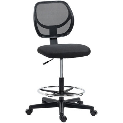 Chair Office Chair Adjustable Footrest Ring, Black - image 1