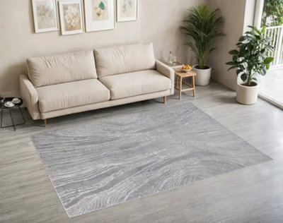 Stratus Interiors Impression Large Living Room Rug 200 X 290 Cm - Beige / Grey / Cream - Medium - image 1