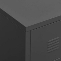 Berkfield Industrial Tv Cabinet Anthracite 105X35X42 Cm Metal - thumbnail 7
