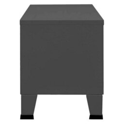Berkfield Industrial Tv Cabinet Anthracite 105X35X42 Cm Metal - thumbnail 4