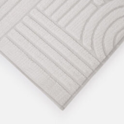 OHS Arch Fleece Rug Living Room Bedroom Modern Carpet, Stone - 80 X 150Cm - thumbnail 6