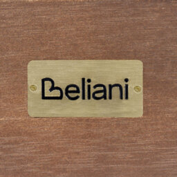 Beliani Garden Coffee Table Timor 90 Cm 75 Cm Certified Acacia Wood Dark Brown - thumbnail 5