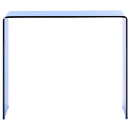 Beliani Console Table Kendall Tempered Glass Blue - thumbnail 4