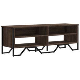 Berkfield Tv Cabinet Brown Oak 122X34X41 Cm Engineered Wood - thumbnail 2