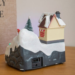 Samuel Alexander 14Cm Animated Frostys Snow Led Village Scene Christmas Decoration - thumbnail 5