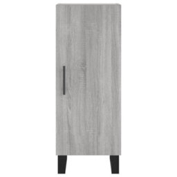 Berkfield Highboard Grey Sonoma 34.5X34X180 Cm Engineered Wood - thumbnail 8