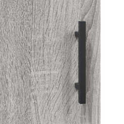Berkfield Highboard Grey Sonoma 34.5X34X180 Cm Engineered Wood - thumbnail 9