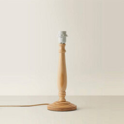 Valuelights Victoria Traditional Light Wood Candlestick Table Lamp Base - thumbnail 3