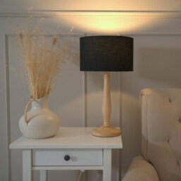 Valuelights Victoria Traditional Light Wood Candlestick Table Lamp Base