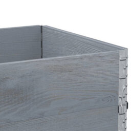 Berkfield Garden Planter Grey 80X60 Cm Solid Wood Pine - thumbnail 7