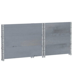 Berkfield Garden Planter Grey 80X60 Cm Solid Wood Pine - thumbnail 6