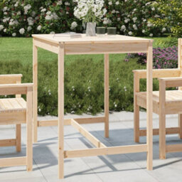 Berkfield Garden Table 121X82.5X110 Cm Solid Wood Pine