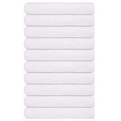 Berkfield Sauna Towels 10 Pcs White 80X200 Cm 360 Gsm 100% Cotton - image 1