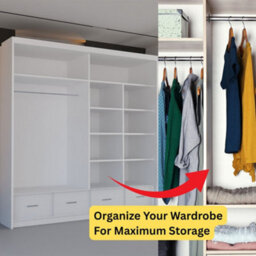 Sliding Wardrobes 4 u LTD Sliding Wardrobes 4U Bradford Modern High Gloss Sliding Door Wardrobe In 3 Colors & Sizes - (White - W2080mm, H2200mm) - thumbnail 5