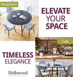 Hallowood Furniture Cullompton Large Round Black Dining Table (1.2M) With 4 Chairs (Cha502-Sgy) - thumbnail 6