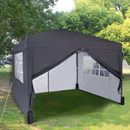 Mcc Direct Gazebo 3X3 Pop Up With Sides Grey - thumbnail 2