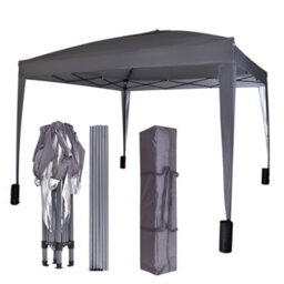 Mcc Direct Gazebo 3X3 Pop Up With Sides Grey - thumbnail 3