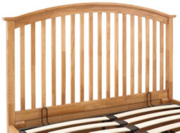 Gfw Madrid Wooden Ottoman Bed 135Cm Double Oak - thumbnail 9