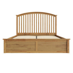 Gfw Madrid Wooden Ottoman Bed 135Cm Double Oak - thumbnail 2