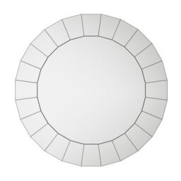 Artloge 80.5Cm Xl Large Round Mirror Modern Venetian All Glass Bevelled Wall Mirror Living Room - thumbnail 9