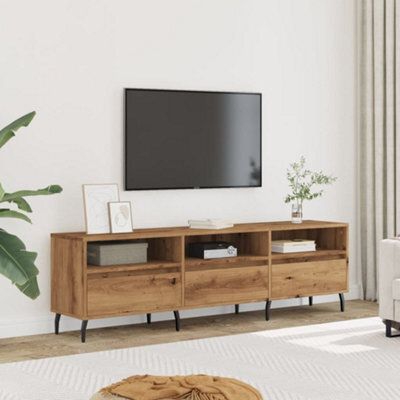 Berkfield Tv Cabinet Artisan Oak 150X30X44.5 Cm Engineered Wood - image 1