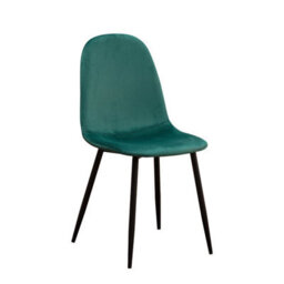 Minster Dining Chair - L52 X W44 X H86 Cm - Green/black - thumbnail 2
