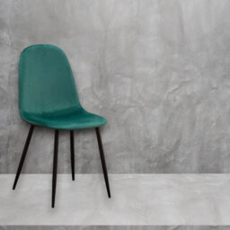 Minster Dining Chair - L52 X W44 X H86 Cm - Green/black - thumbnail 3