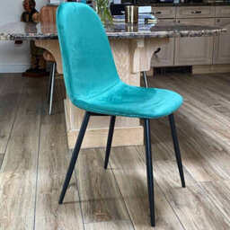 Minster Dining Chair - L52 X W44 X H86 Cm - Green/black - thumbnail 5