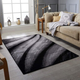 Contemporary Abstract  Design Living Room Area Rug Rectangular Soft Short Pile Carpet For Bedroom Dining Room 80X150 Cm - thumbnail 1