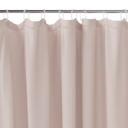 GoodHome Koros Blush Pink Plain Shower Curtain (W)180Cm - thumbnail 2