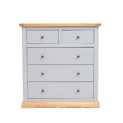 Cabinet Bits Bomporto 5 Drawer Chest Of Drawers Brass Knob - image 1
