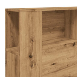 Berkfield Headboard Cabinet Artisian Oak 180X18.5X102.5 Cm Engineered Wood - thumbnail 7
