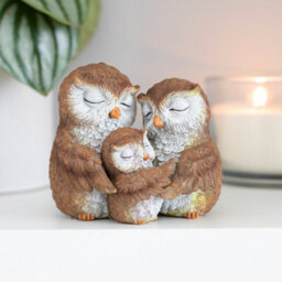 Owl Family Ornament With Mini Sentiment Card - thumbnail 1