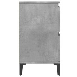 Berkfield Sink Cabinet Concrete Grey 80X33X60 Cm Engineered Wood - thumbnail 6