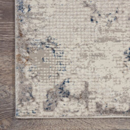 Ivory Grey Modern Floral Optical 3D Living Room Bedroom & Dining Room Rug-160Cm X 221Cm - thumbnail 9