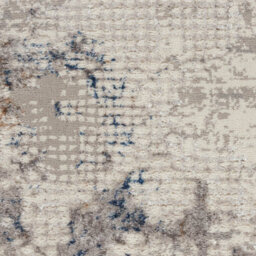 Ivory Grey Modern Floral Optical 3D Living Room Bedroom & Dining Room Rug-160Cm X 221Cm - thumbnail 5