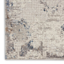 Ivory Grey Modern Floral Optical 3D Living Room Bedroom & Dining Room Rug-160Cm X 221Cm - thumbnail 6